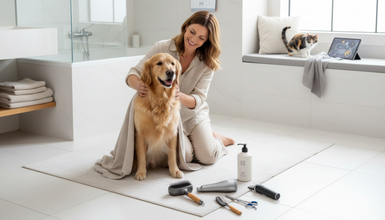 Editorial photograph for article about: Pet Grooming at Home: DIY Tips to Save Money in 2026