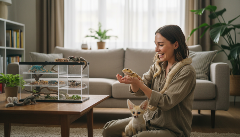 Editorial photograph for article about: Exotic Pets for Beginners: Which Animals Make Good First Pets in 2026