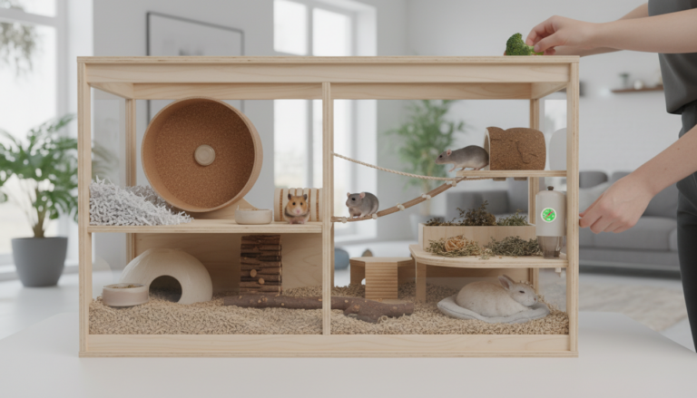 Editorial photograph for article about: Creating the Perfect Home Setup for Small Pets and Rodents in 2026